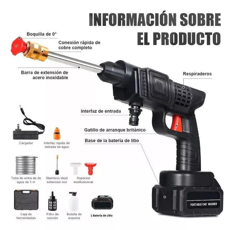 🔋 Batería Adicional para Hidrolavadora Portátil 56V