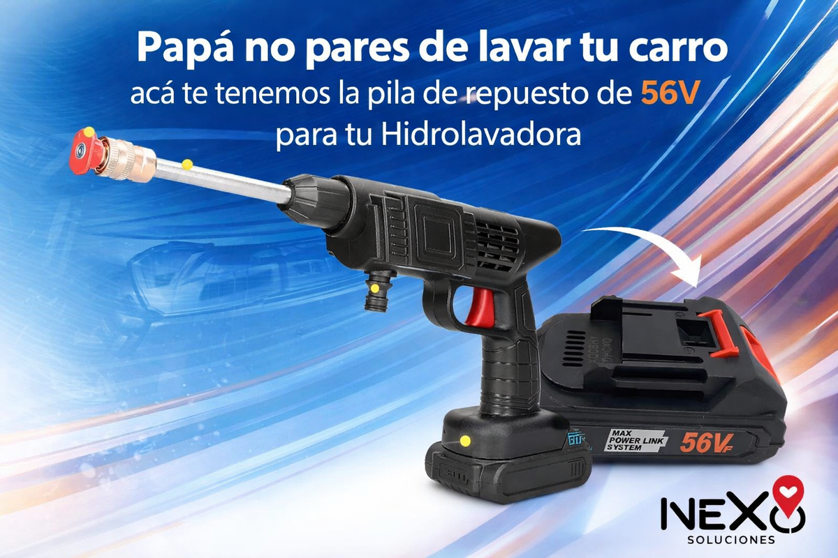 🔋 Batería Adicional para Hidrolavadora Portátil 56V