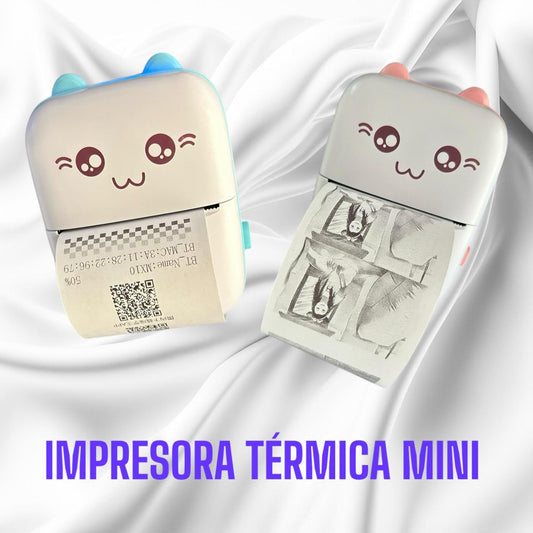 Impresora stickers térmica Mini Bluetooth